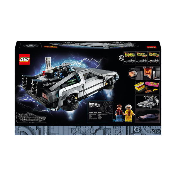 LEGO® ICONS Back to the Future Time Machine Building Kit for Adults 10300