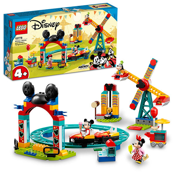 LEGO® Disney Mickey and Friends – Mickey, Minnie and Goofy’s Funfair Fun 10778