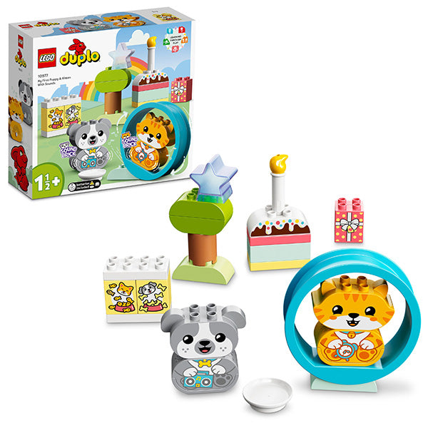 LEGO® DUPLO® My First Puppy & Kitten With Sounds Building Toy 10977