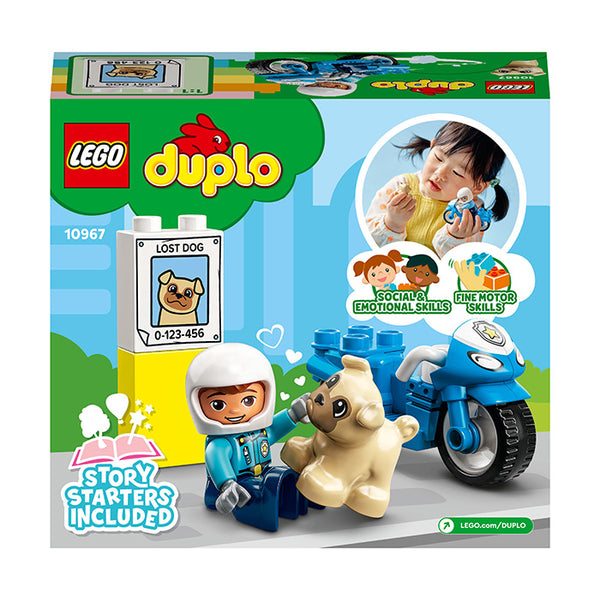 LEGO® DUPLO® Rescue Police Motorcycle 10967 Building Toy