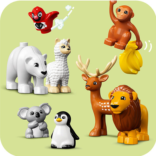 LEGO® DUPLO® Wild Animals of the World Building Toy 10975