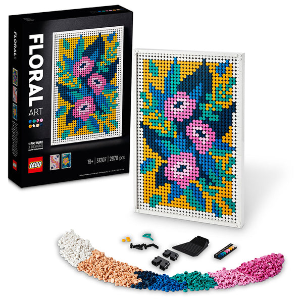 LEGO® Art Floral Art Building Kit 31207