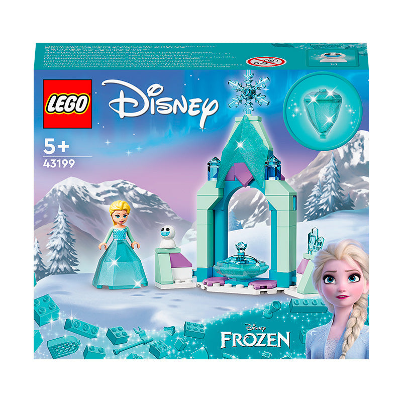 LEGO® ǀ Disney Elsa’s Castle Courtyard Building Kit 43199 | Importatoy