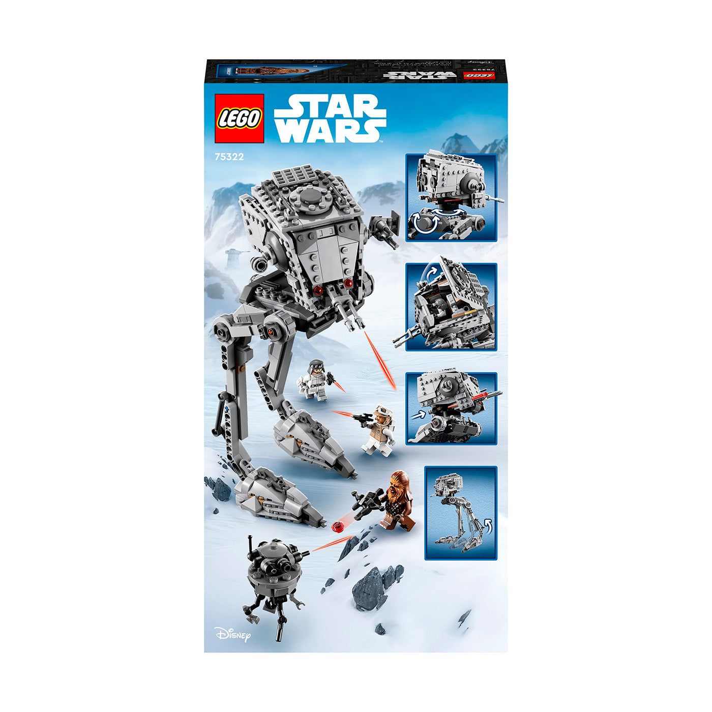 Star newest Wars Hoth AT-ST 75322 Building Kit