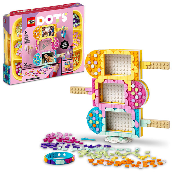 LEGO® DOTS Ice Cream Picture Frames & Bracelet DIY Craft Kit 41956