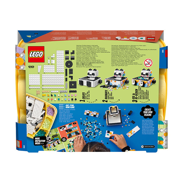 LEGO® DOTS Cute Panda Tray DIY Craft Kit 41959