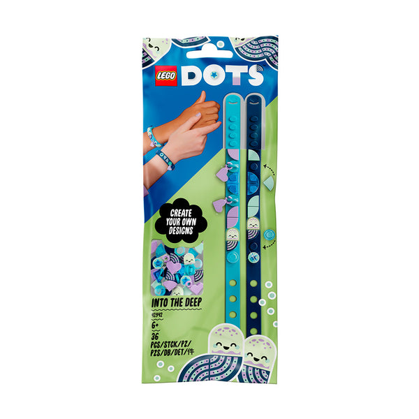 LEGO® DOTS Into the Deep Bracelets with Charms DIY Bracelet Kit 41942