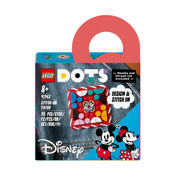 LEGO® DOTS ǀ Disney Mickey Mouse & Minnie Mouse Stitch-on Patch Kit 41963