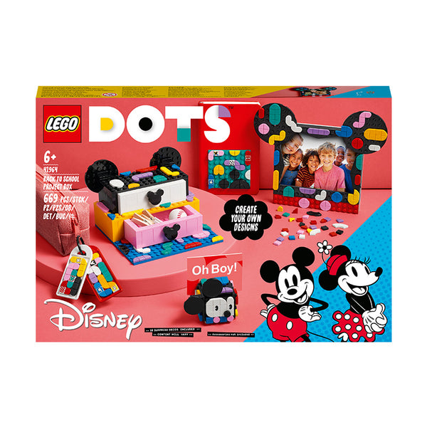 LEGO® DOTS ǀ Disney Mickey Mouse & Minnie Mouse Back-to-School Project Box 41964