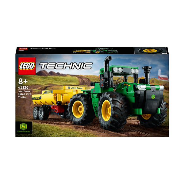 LEGO® Technic™ John Deere 9620R 4WD Tractor Model Building Kit 42136