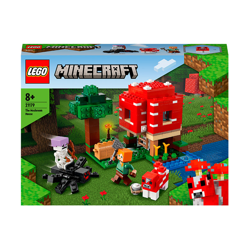 LEGO® Minecraft® The Mushroom House Building Kit 21179 | Importatoy