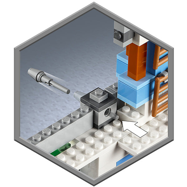 LEGO® Minecraft® The Ice Castle Building Kit 21186