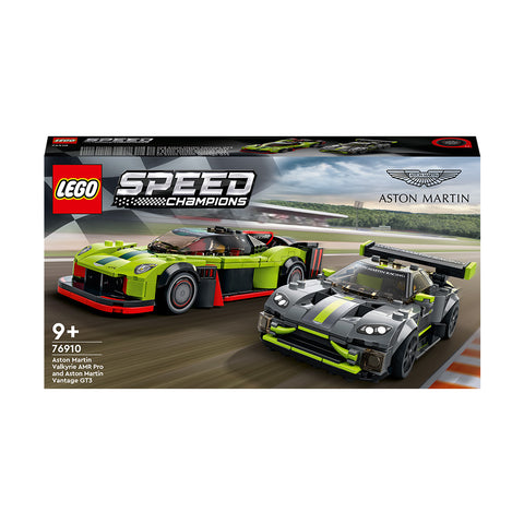 LEGO Speed Champions Aston Martin Valkyrie AMR Pro and Aston