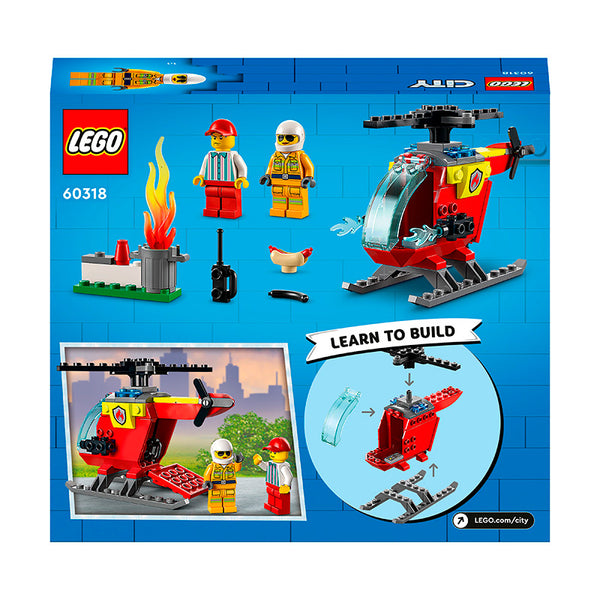 LEGO® City Fire Helicopter Building Kit 60318