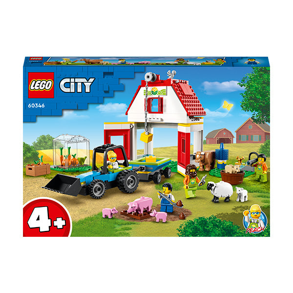 LEGO® City Barn & Farm Animals Building Kit 60346