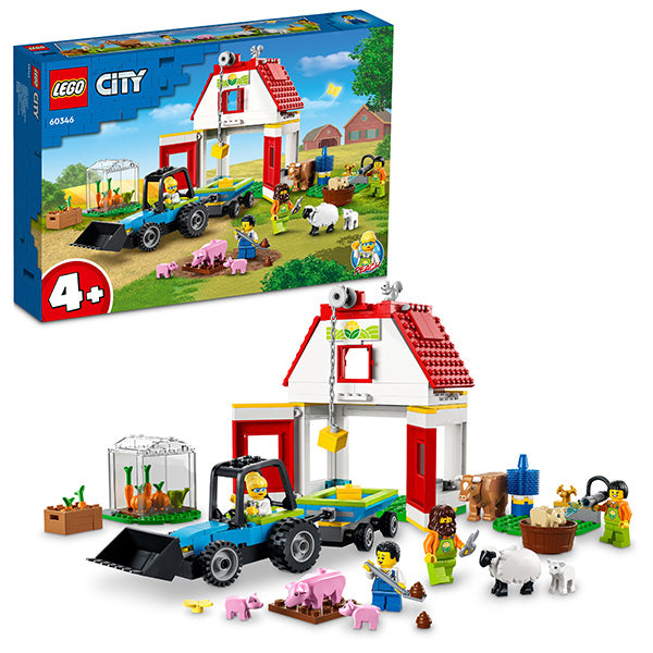 LEGO® City Barn & Farm Animals Building Kit 60346