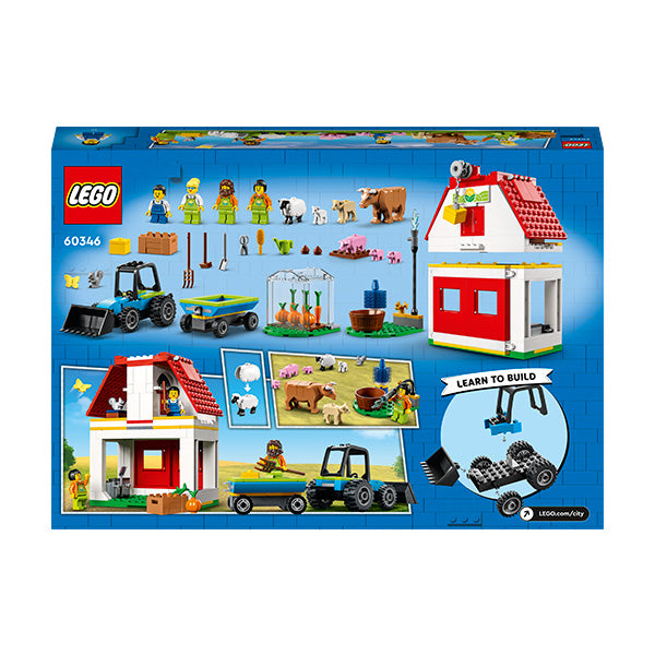 LEGO® City Barn & Farm Animals Building Kit 60346