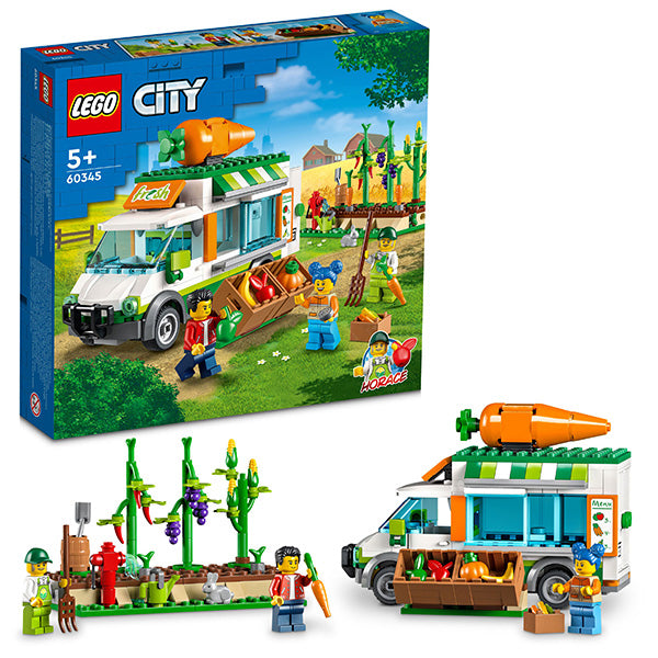 LEGO® City Farmers Market Van Building Kit 60345