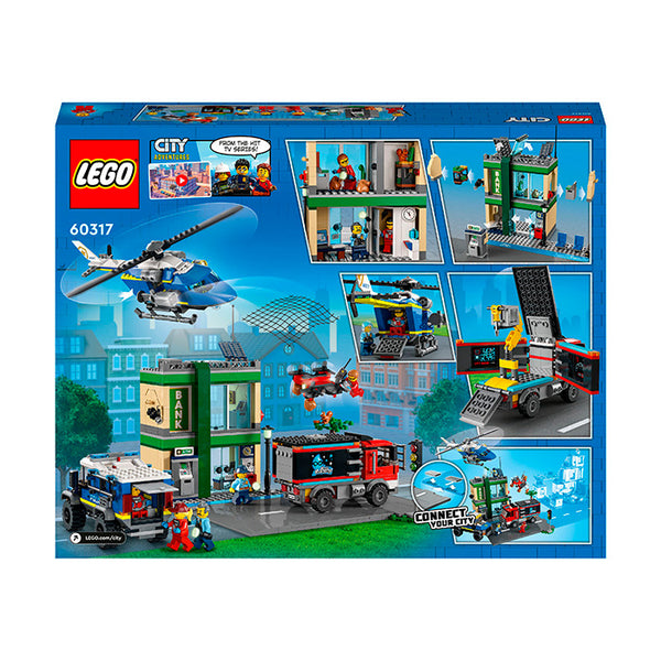 LEGO® City Police Chase at the Bank Building Kit 60317