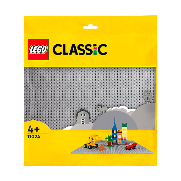 LEGO® Classic Grey Baseplate Building Kit for Kids 11024