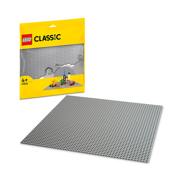 LEGO® Classic Grey Baseplate Building Kit for Kids 11024