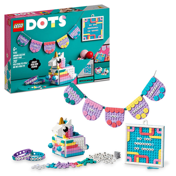 LEGO® DOTS Unicorn Creative Family Pack Craft Decoration Kit 41962