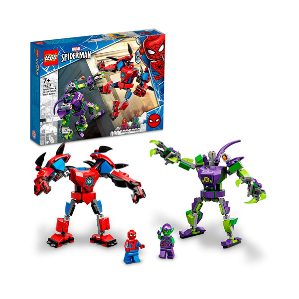 LEGO® Marvel Spider-Man & Green Goblin Mech Battle Building Kit 76219