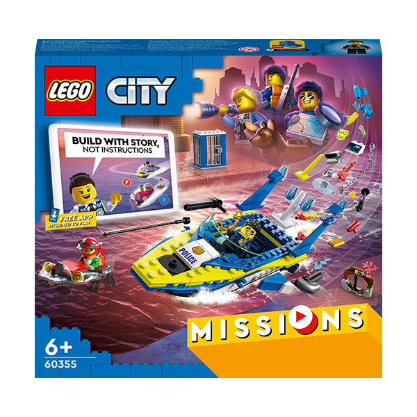 LEGO® City Water Police Detective Missions Building Kit 60355