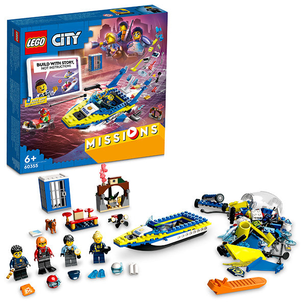 LEGO® City Water Police Detective Missions Building Kit 60355