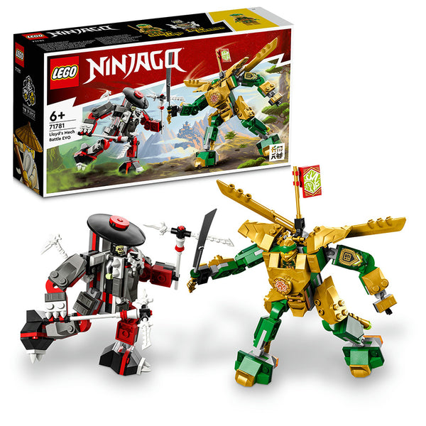 LEGO® NINJAGO® Lloyd’s Mech Battle EVO Building Toy Set 71781