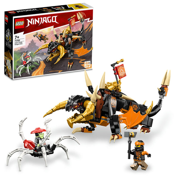 LEGO® NINJAGO® Cole’s Earth Dragon EVO Building Toy Set 71782