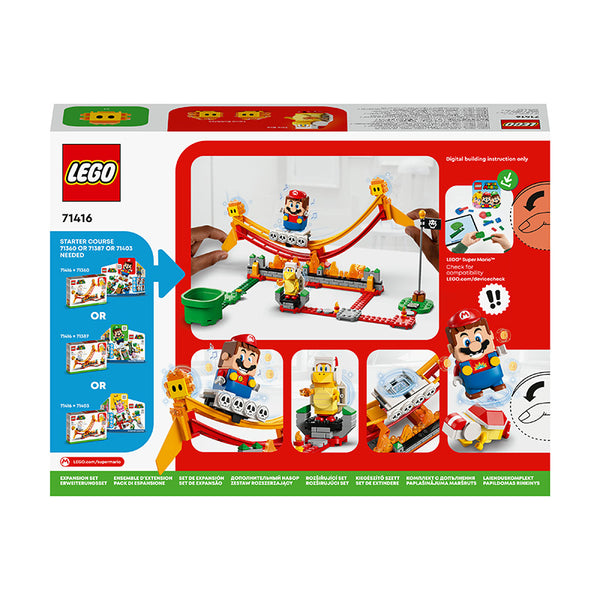 LEGO® Super Mario™ Lava Wave Ride Expansion Set Building Toy Set 71416