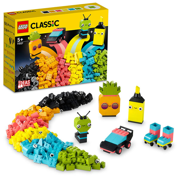 LEGO® Classic Creative Neon Fun Building Toy Set 11027