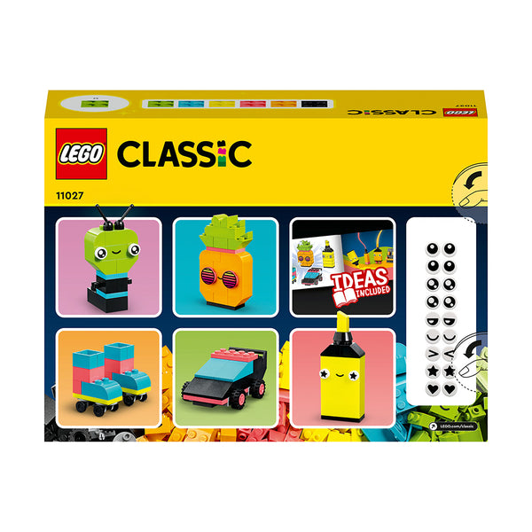 LEGO® Classic Creative Neon Fun Building Toy Set 11027