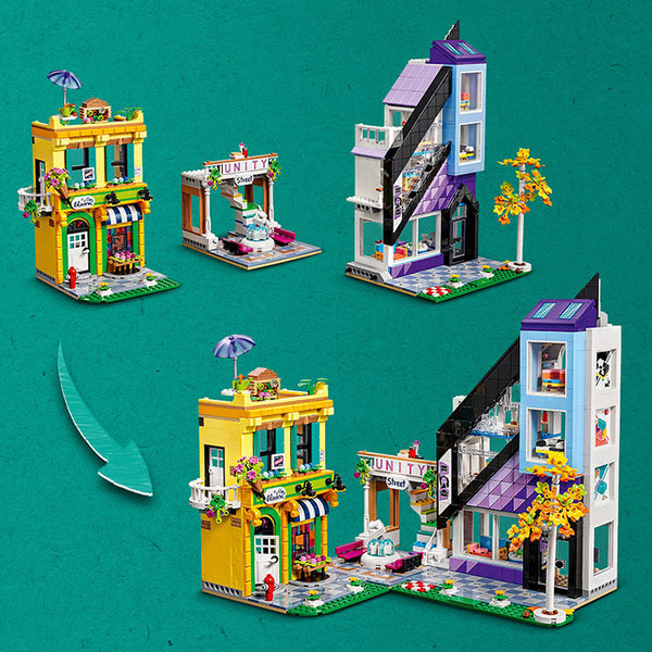 LEGO® Friends Downtown Flower and Design Stores Building Toy Set 41732