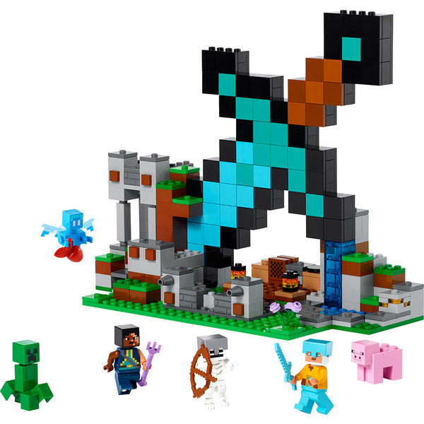 LEGO® Minecraft® The Sword Outpost Building Toy Set 21244