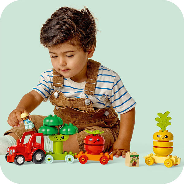 LEGO® DUPLO® My First Fruit and Vegetable Tractor Building Toy Set 10982