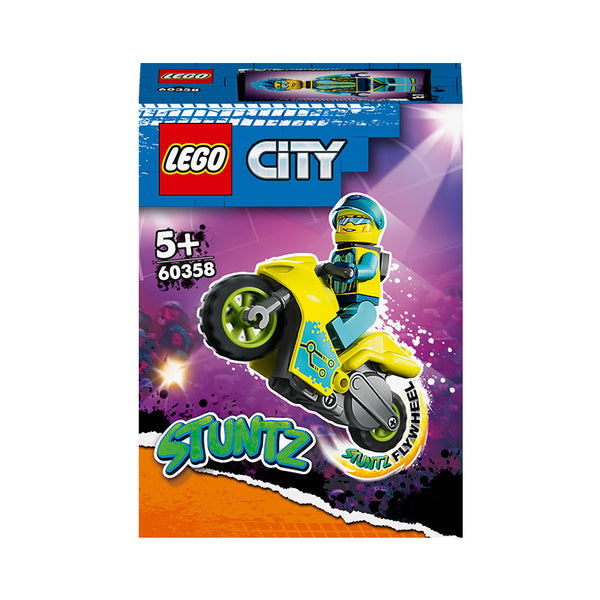 LEGO® City Cyber Stunt Bike Building Toy Set 60358