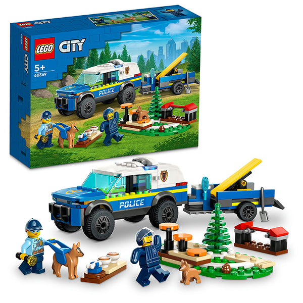 LEGO® City Mobile Police Dog Training Building Toy Set 60369