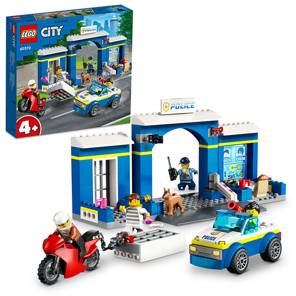 LEGO® City Police Station Chase Building Toy Set 60370