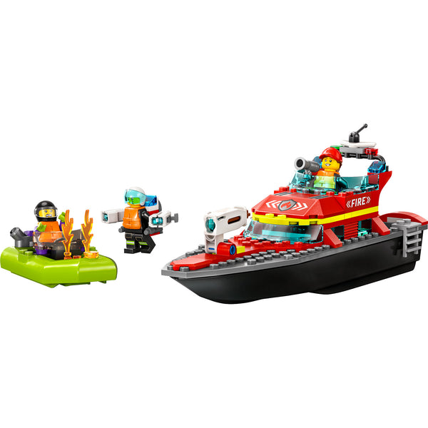 LEGO® City Fire Rescue Boat Building Toy Set 60373 - SLIGHTLY DAMAGED BOX