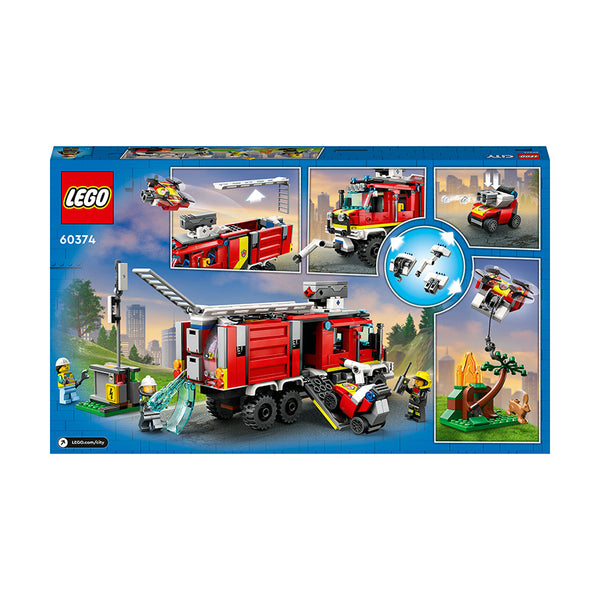 LEGO® City Fire Command Unit Building Toy Set 60374