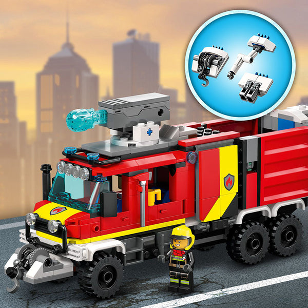 LEGO® City Fire Command Unit Building Toy Set 60374