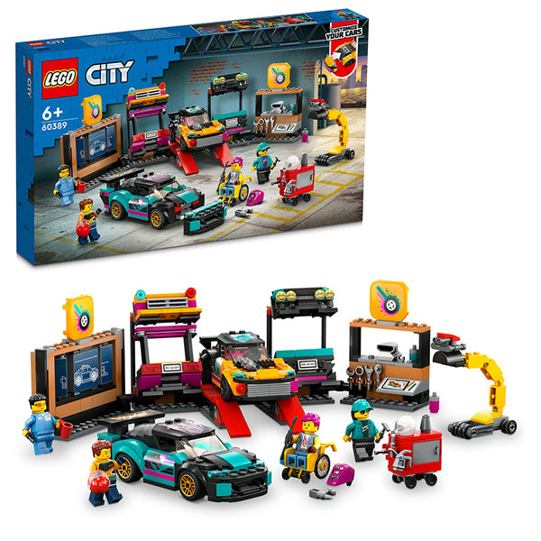 LEGO® City Custom Car Garage Building Toy Set 60389