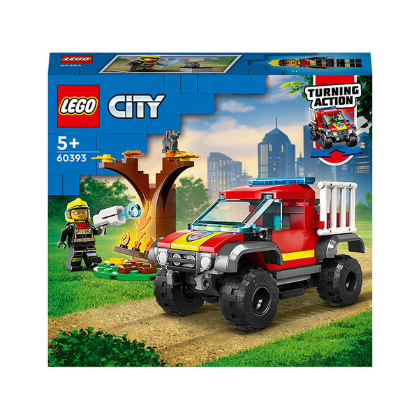 LEGO® City 4x4 Fire Engine Rescue Building Toy Set 60393