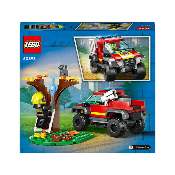 LEGO® City 4x4 Fire Engine Rescue Building Toy Set 60393