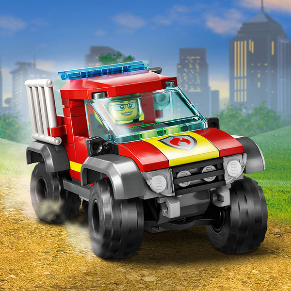 LEGO® City 4x4 Fire Engine Rescue Building Toy Set 60393