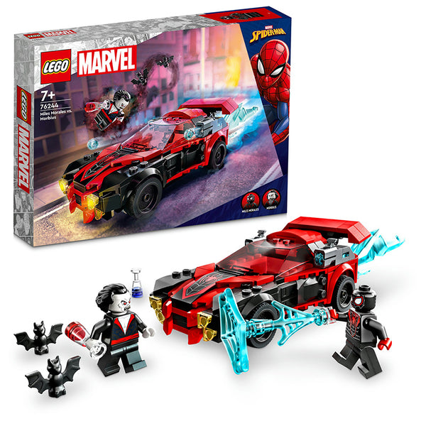 LEGO® Marvel Miles Morales vs. Morbius Building Toy Set 76244