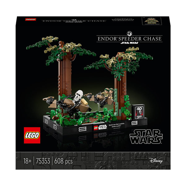 LEGO® Star Wars™ Endor™ Speeder Chase Diorama Building Set 75353