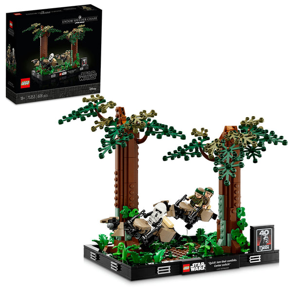 LEGO® Star Wars™ Endor™ Speeder Chase Diorama Building Set 75353